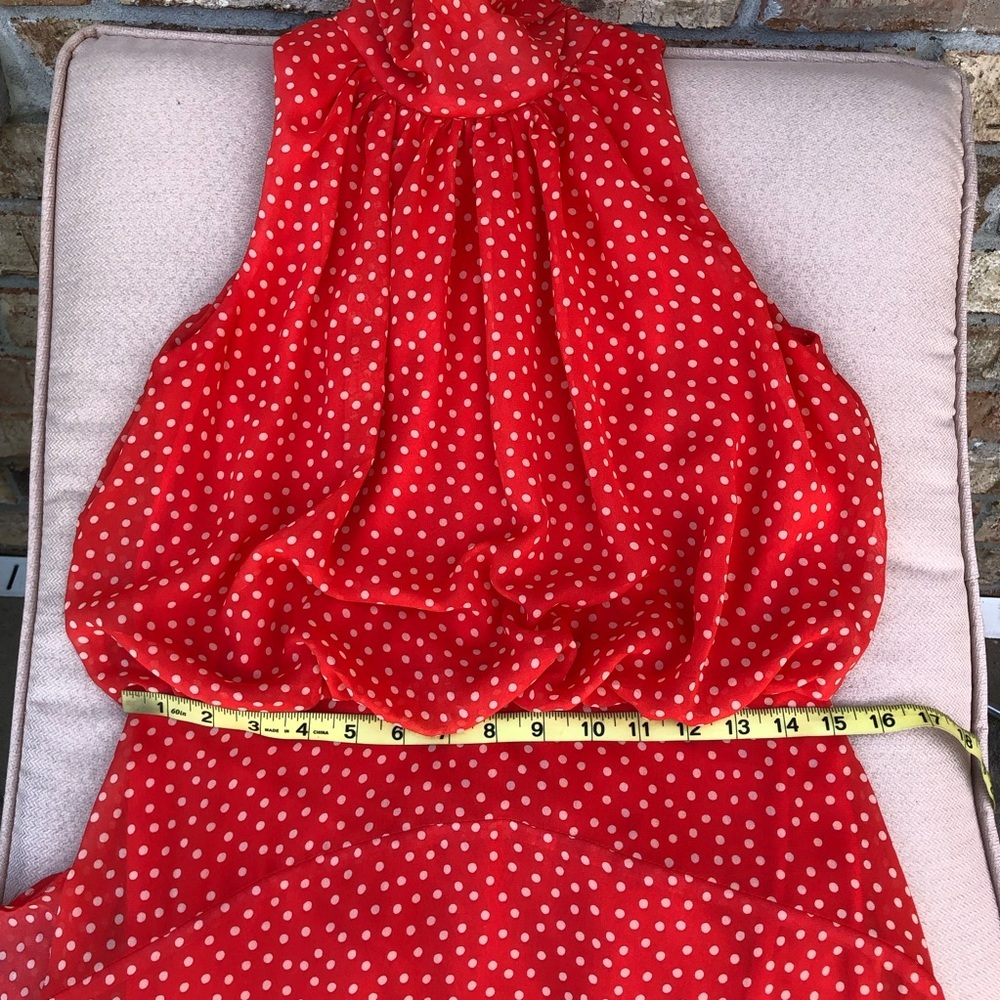 Taylor Red High Low Dress - Picture 15 of 16